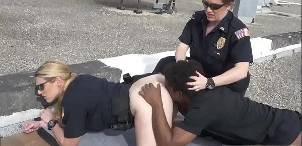  Bitch cop and huge tit milf fucked hard Peeping Tom on our Asses!